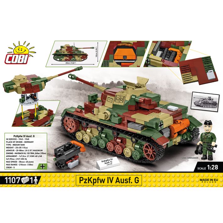 PzKpfw IV Ausf. G COBI 2592 Tanks and vehicles Cobi.eu